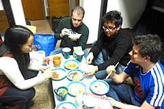 日本食の試食