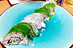 ドラゴンフルーツとアロエのSUSHI