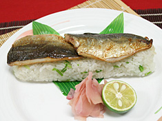 鰺の棒寿司