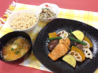 食物繊維たっぷりの秋の味覚を楽しむ