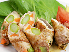 豚肉のヘルシー野菜巻き