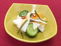 かぶと胡瓜の甘酢漬け