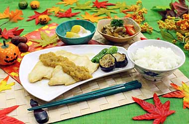 野菜たっぷり！秋のヘルシーメニュー
