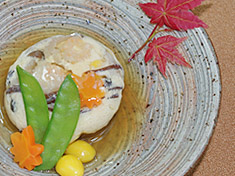 吹き寄せ豆腐饅頭