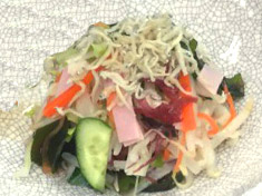 切り干し大根とじゃこの和え物