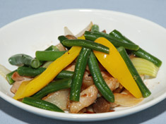 鶏肉と野菜のソテー