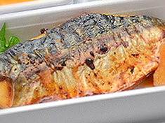 さばの七味焼きおろし添え
