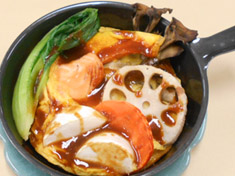 野菜たっぷり卵焼き