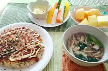 おからdeヘルシーお好み焼き