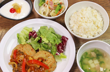 豆腐ハンバーグきのこカレーソースセット
