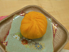 かぼちゃの茶巾絞り
