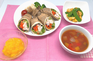 野菜たっぷり！満腹おからトルティーヤセット
