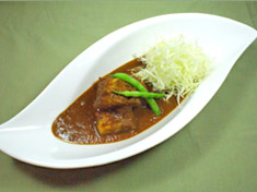 豚肉のカレー煮込み