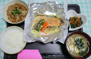 今が旬！野菜たっぷり鮭のちゃんちゃん焼き御膳