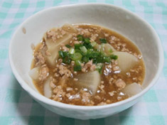 大根のそぼろ煮