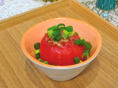 丸ごとトマトのお浸し