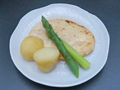 春野菜入り豆腐ハンバーグ