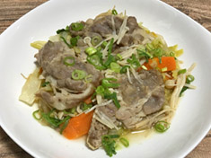 キャベツと豚肉のミルフィーユ