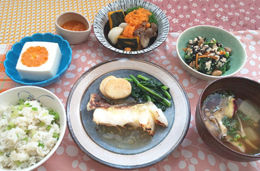 身体を温めるポカポカ御膳