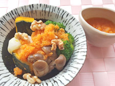 蒸し野菜と食べるドレッシング