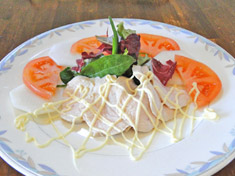 蒸し鶏とかぶのサラダ仕立て