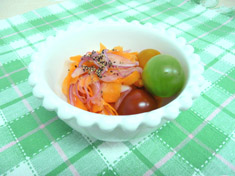 ほったらかし人参と玉ねぎのラぺ