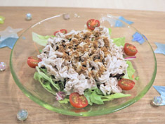 豚しゃぶサラダ ごま味噌タレ