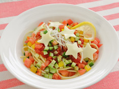 キラ☆キラ　七夕冷製パスタ