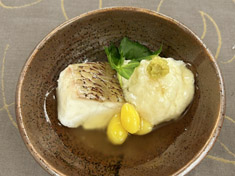 真鯛のかぶら蒸し