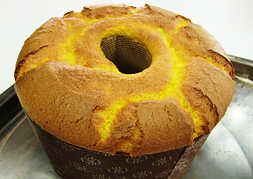 カボチャのシフォンケーキ