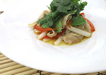 エスニック風豚肉のさっぱり炒め