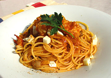 アメリケーヌソースパスタ