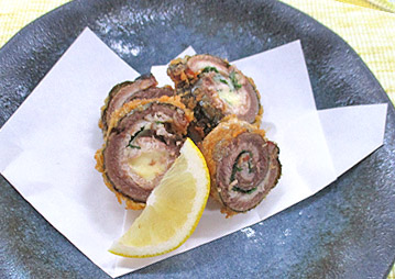 秋刀魚の鳴門揚げ