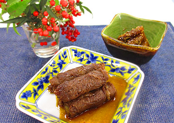 肉巻ごぼう・たたきごぼう