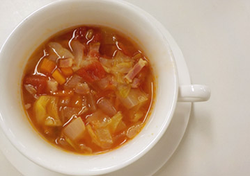 野菜たっぷりミネストローネ