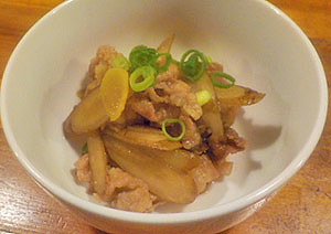 牛肉の時雨煮