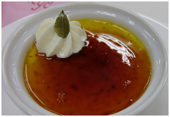 かぼちゃのプリンの画像