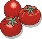 トマトのイラスト画像